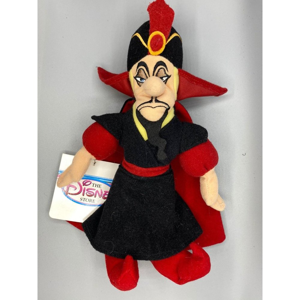 Aladdin’s Jafar Bean Bag Beanie Plush Disney Store / Parks NWT.  BB